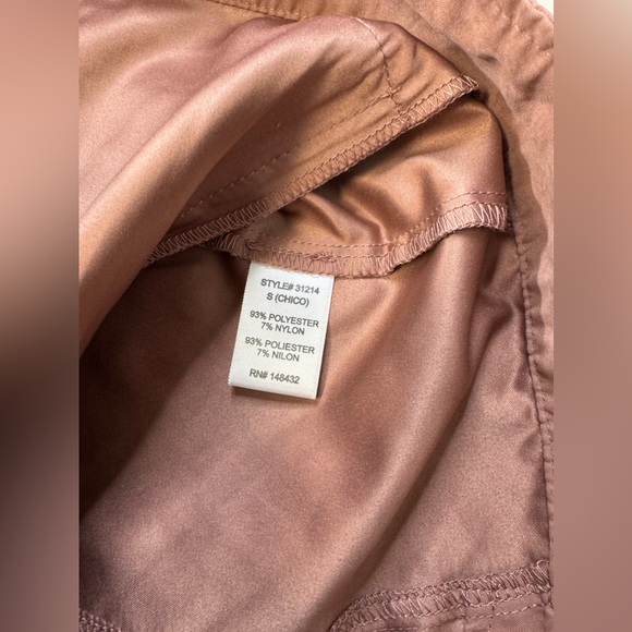 Staccato Mauve Faux Leather Women’s Moto Jacket Size Small - Picture 8 of 9